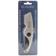   ELMARK 598203 HEAVY DUTY ZINC ALLOY UTILITY KNIFE 5PCS BLADES