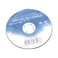 ELMARK 598443 INOX CUT OFF WHEELS 125X22.2X1.0mm