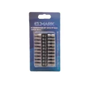 ELMARK 598452 SCREWDRIVER BIT WITH PP BOX 10PCS 50mm