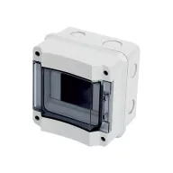   ELMARK 60001 ELM-HK05 MŰANYAG FALON KÍVÜLI ELOSZTÓDOBOZ 5 MODULOS, IP55