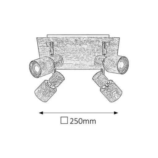 RÁBALUX Merkur 6008 Spotlámpa IP20 230V, 50Hz