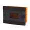 ELMARK 60096BL PLASTIC BOX FOR FLUSH MNT. 9 WAY, BLACK