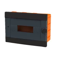 ELMARK 60126BL PLASTIC BOX FOR FLUSH MNT. 12 WAY, BLACK