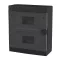 ELMARK 60175BL PLASTIC BOX FOR SURFACE MNT. 16 WAY (2X8), BLACK