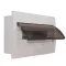ELMARK 60241M DISTRIBUTION BOX FLUSH MOUNTING METAL BASE 24 WAY