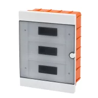   ELMARK 60366 MŰANYAG ELOSZTÓ DOBOZ 36 (3X12) MODULOS - FALBA ÉPÍTHETŐ