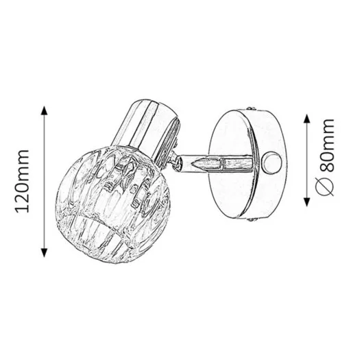 RÁBALUX Lauren 6091 Spotlámpa IP20 230V, 50Hz