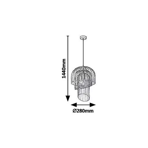 RÁBALUX Rowena 6228 Függeszték IP20 230V, 50Hz