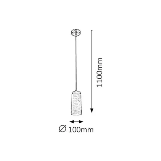 RÁBALUX Aurel 6337 Függeszték IP20 230V, 50Hz