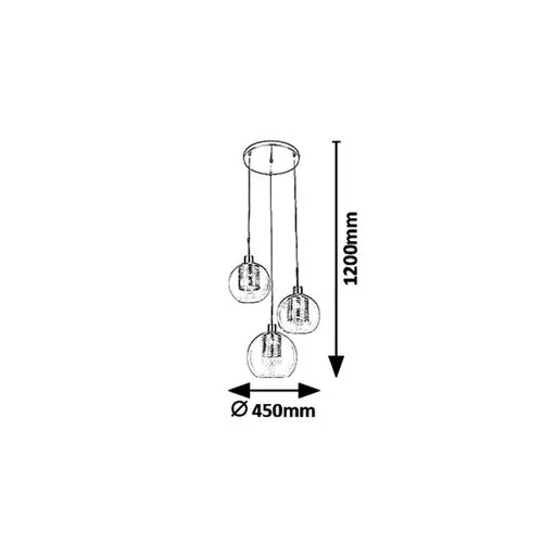 RÁBALUX Philana 6496 Függeszték IP20 230V, 50Hz