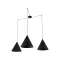 ELMARK 6629 TK LIGHTING PENDANT CONO 6629 3XE27 BLACK