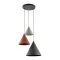 ELMARK 6633-E TK LIGHTING PENDANT CONO 6633 3XE27 MULTICOLORED