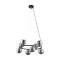 ELMARK 6844 TK LIGHTING CHANDELIER ANABELLE 6844 8XG9 BLACK