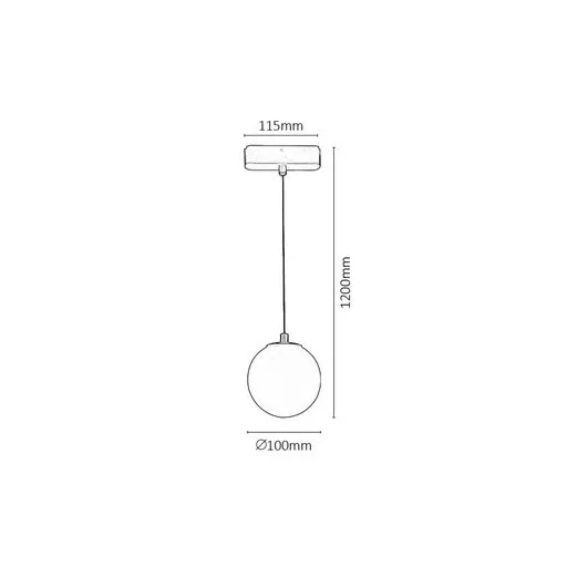 RÁBALUX LiTrack Pend.02N 70120 Sínes függesztékek IP20 DC 24V