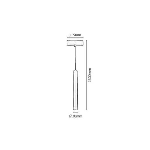 RÁBALUX LiTrack Pend.05N 70121 Sínes függesztékek IP20 DC 24V