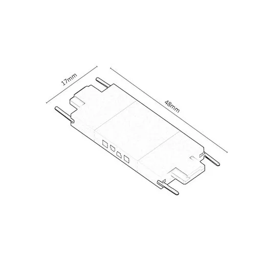 RÁBALUX LiTrack Connect+ 70201 Összekötő elem  DC 24V