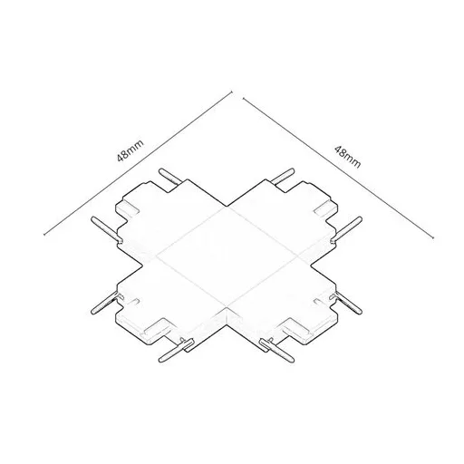RÁBALUX LiTrack Connect+ 70202 Összekötő elem  DC 24V