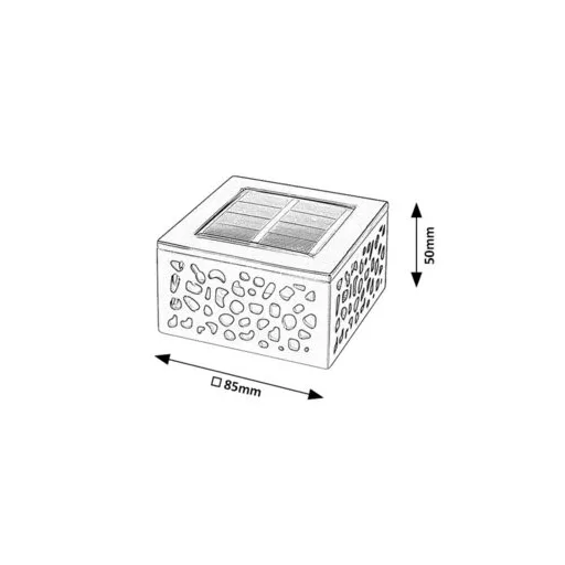 RÁBALUX Medulin 7032 Napelemes lámpa IP44 DC 1.2V