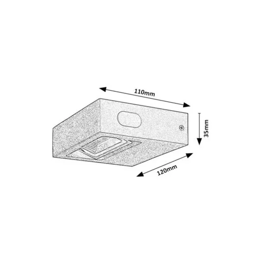 RÁBALUX Ganges 7052 Kültéri fali lámpa IP65 230V, 50Hz