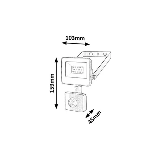 RÁBALUX Flood 7066 Reflektor IP44 230V, 50Hz