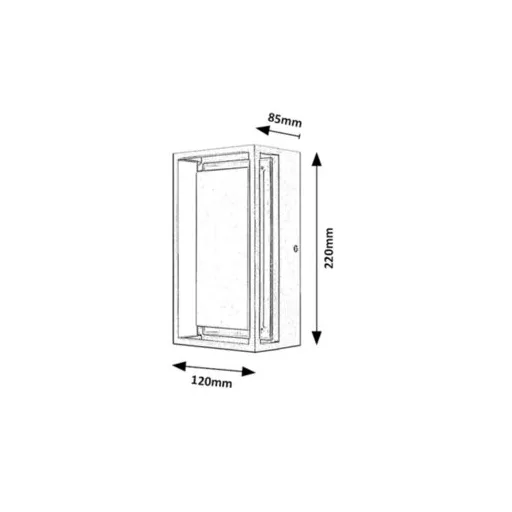 RÁBALUX Mendoza 7109 Kültéri fali lámpa IP65 230V, 50Hz