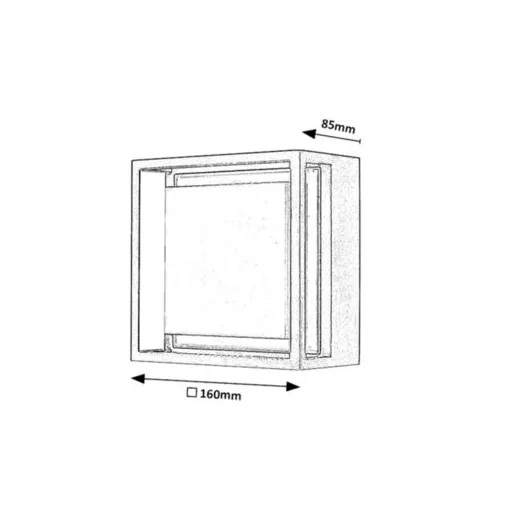 RÁBALUX Mendoza 7110 Kültéri fali lámpa IP65 230V, 50Hz