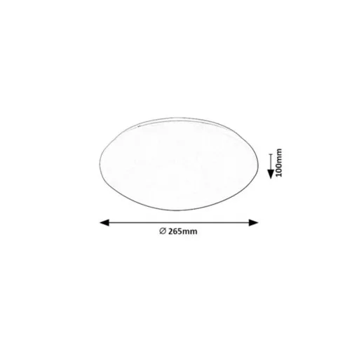 RÁBALUX Lucas 71132 Mennyezeti lámpa IP44 230V, 50Hz