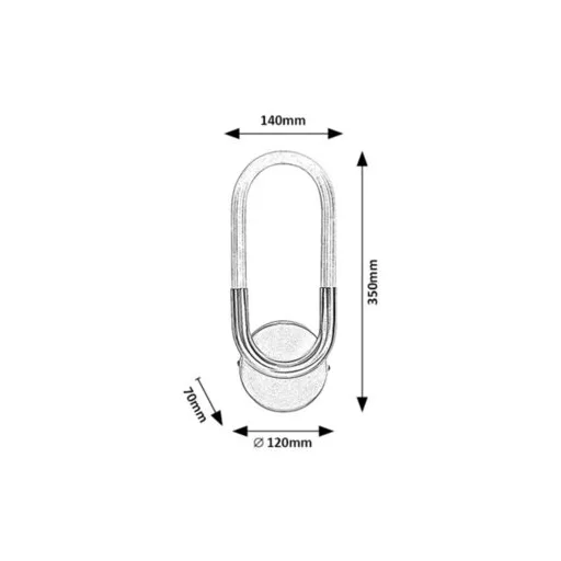 RÁBALUX Irelia 71138 Fali lámpa IP20 230V, 50Hz