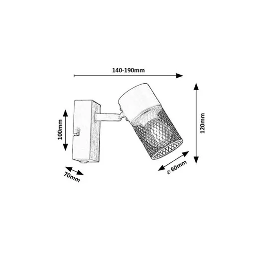 RÁBALUX Metta 71151 Spotlámpa IP20 230V, 50Hz