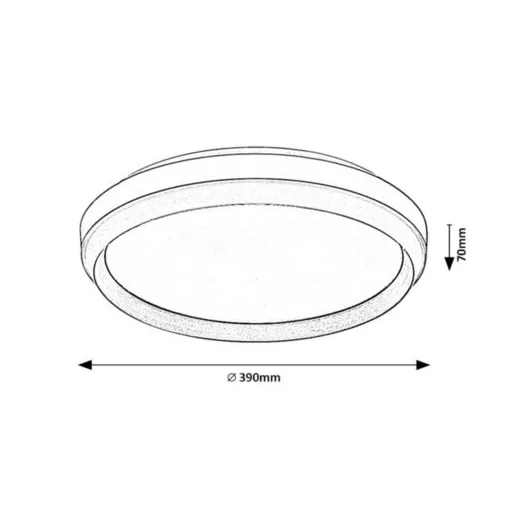 RÁBALUX Fontana 71159 Mennyezeti lámpa IP20 230V, 50Hz