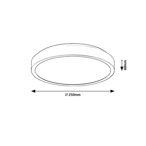 RÁBALUX Samira 71252 Ráépíthető és Beépíthető lámpa IP44 230V, 50Hz