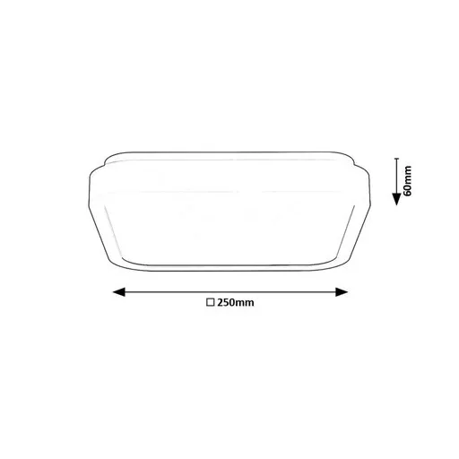 RÁBALUX Samira 71260 Ráépíthető és Beépíthető lámpa IP44 230V, 50Hz