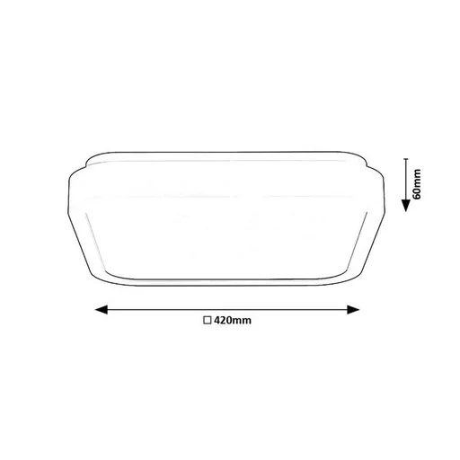 RÁBALUX Samira 71261 Ráépíthető és Beépíthető lámpa IP44 230V, 50Hz