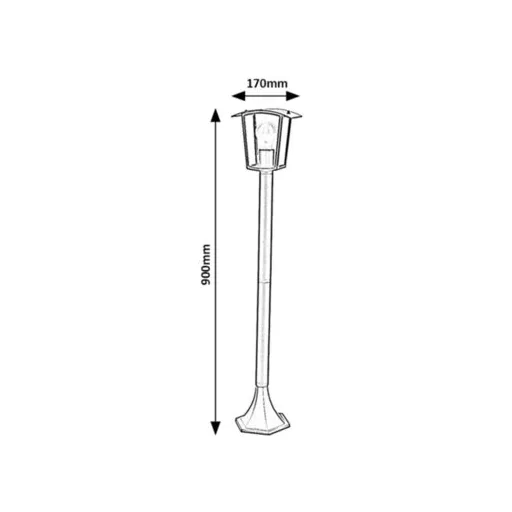 RÁBALUX Taverna 7129 Kültéri állólámpa IP44 230V, 50Hz
