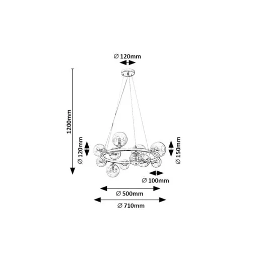 RÁBALUX Aslov 71300 Függeszték IP20 230V, 50Hz