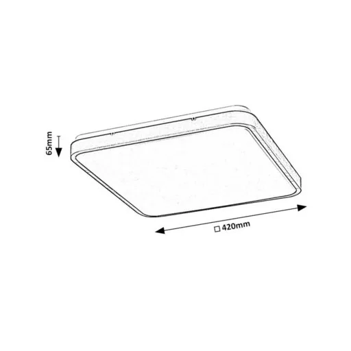 RÁBALUX Alenzo 71424 LED panel IP44 230V, 50Hz