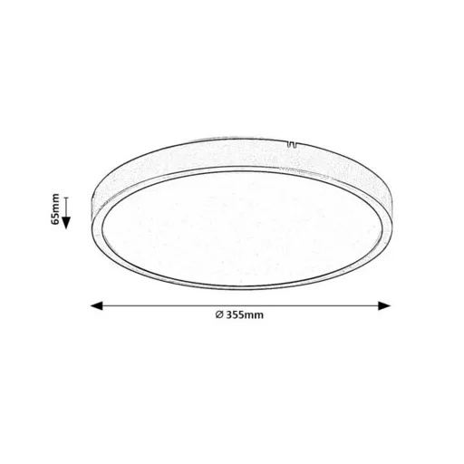 RÁBALUX Alenzo 71428 LED panel IP44 230V, 50Hz