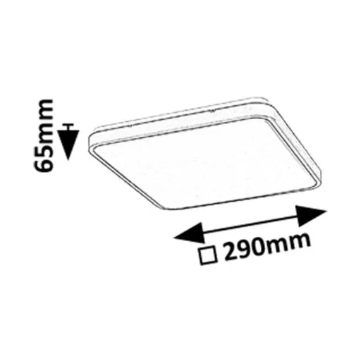 RÁBALUX Alenzo 71432 LED panel IP44 230V, 50Hz