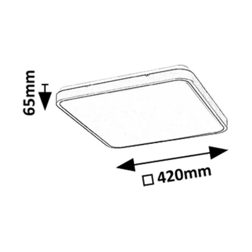 RÁBALUX Alenzo 71434 LED panel IP44 230V, 50Hz