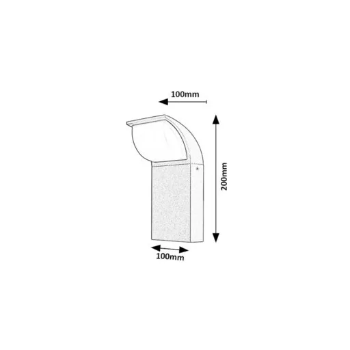 RÁBALUX Hongkong 7166 Kültéri fali lámpa IP65 230V, 50Hz