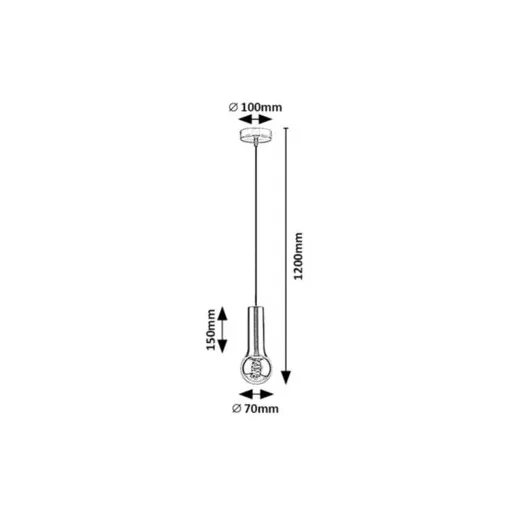 RÁBALUX Zuriel 72015 Függeszték IP20 230V, 50Hz