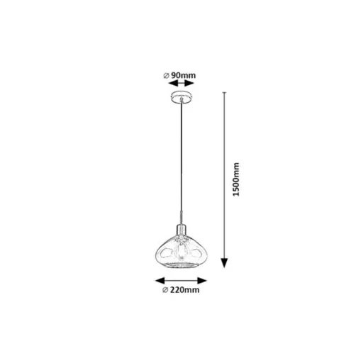 RÁBALUX Dvora 72021 Függeszték IP20 230V, 50Hz
