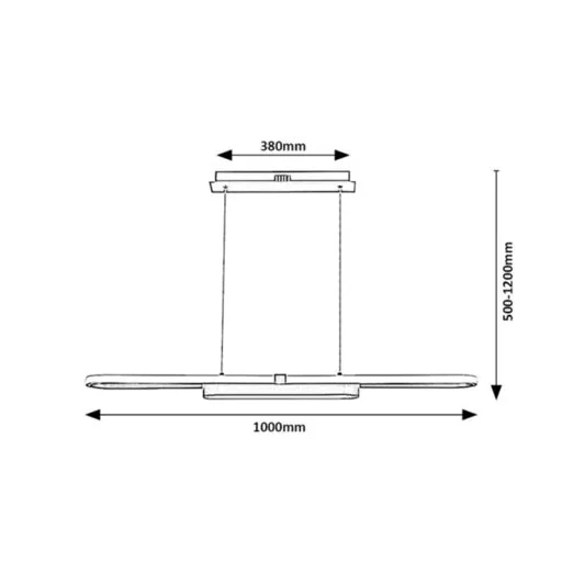 RÁBALUX Contessa 72030 Függeszték IP20 230V, 50Hz