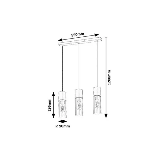 RÁBALUX Ronno 72053 Függeszték IP20 230V, 50Hz