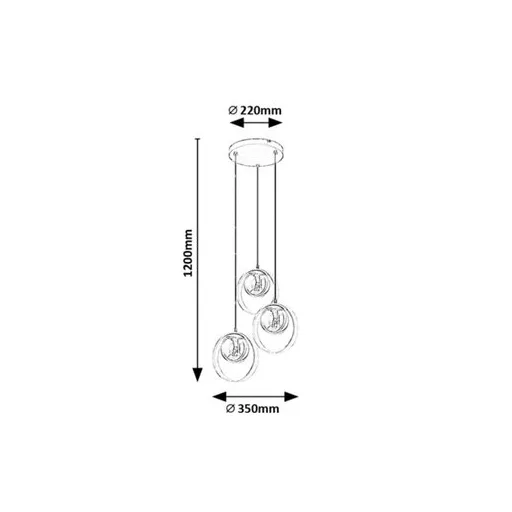 RÁBALUX Peyton 72063 Függeszték IP20 230V, 50Hz