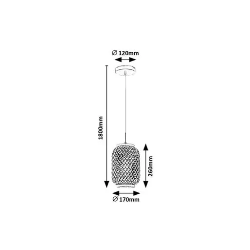 RÁBALUX Adalla 72091 Függeszték IP20 230V, 50Hz
