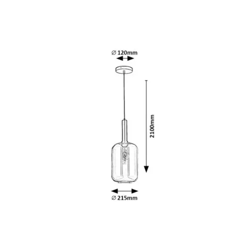 RÁBALUX Lissandra 72101 Függeszték IP20 230V, 50Hz