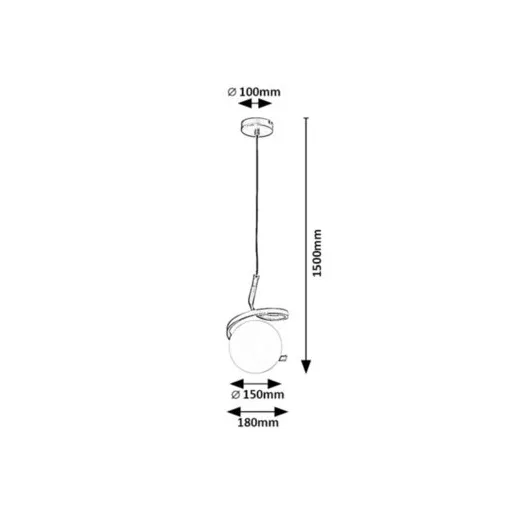 RÁBALUX Sarabi 72126 Függeszték IP20 230V, 50Hz