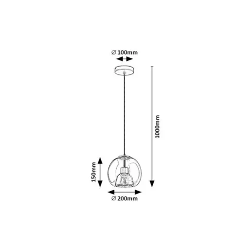 RÁBALUX Cameo 72132 Függeszték IP20 230V, 50Hz