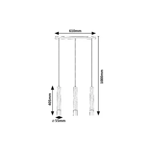 RÁBALUX Braulia 72133 Függeszték IP20 230V, 50Hz